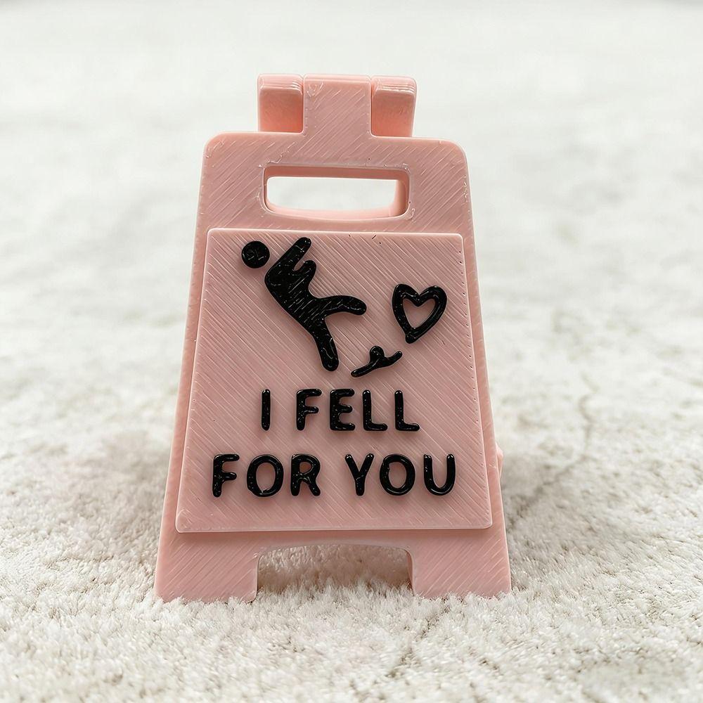 Desktop Ornament Romantic Sign Mini Size Desktop Decor Plastic Love Token  Valentine's Day