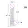 Big Crystal Jelly Realistic Clear Dildo Suction Cup Huge Transparent Penis Dick Anal Product Sex Toys For Woman Lesbian Adult