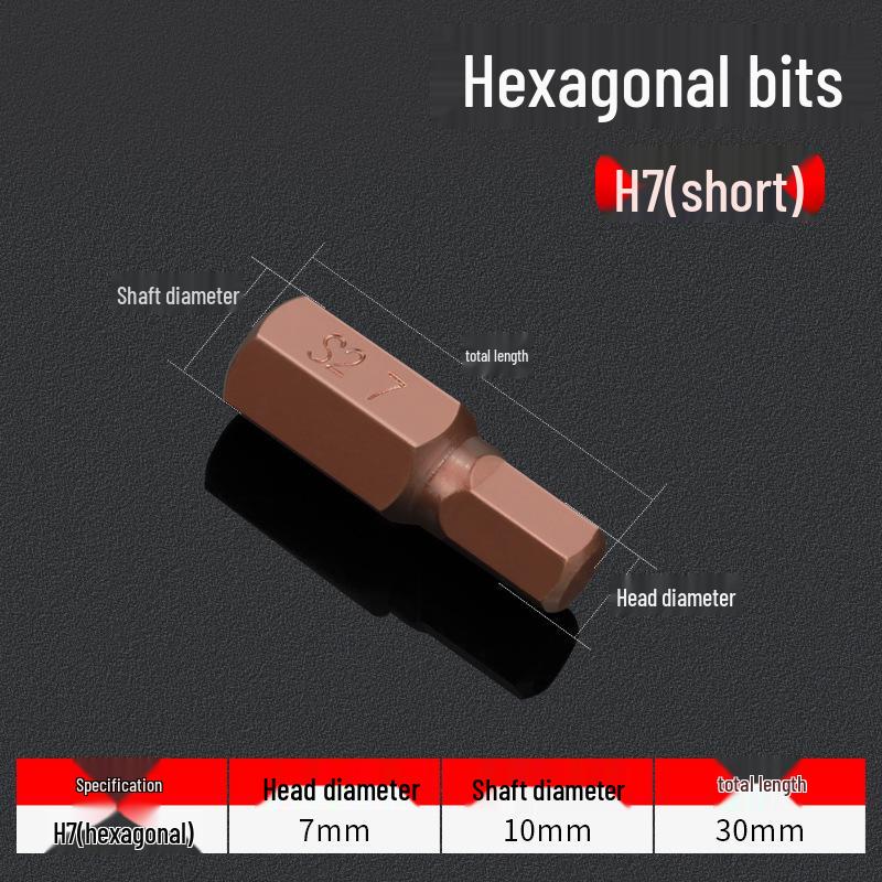 Hexagonal T30 Internal 6-Spline, 12-Point Star Key Socket M10 Tool, T40 Auto Repair.