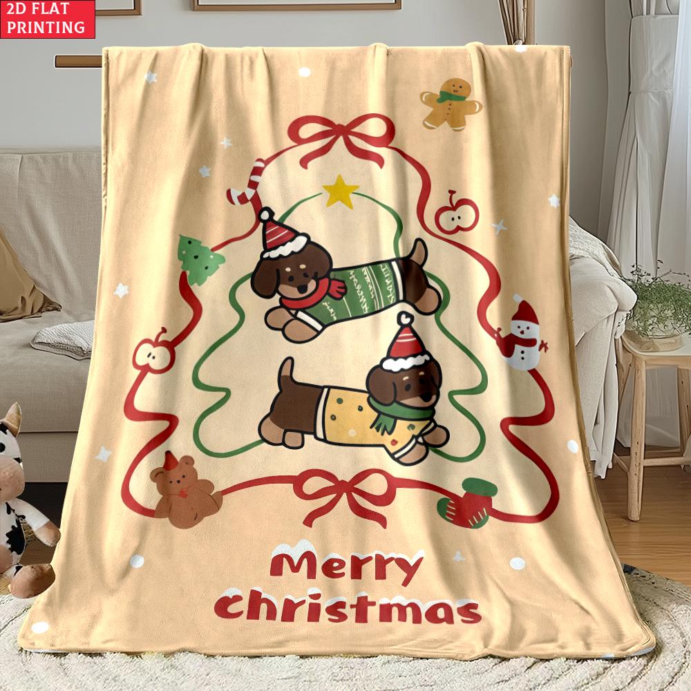 Animal Flannel Thin Blanket Custom Blanket Picnic Bed Sofa Blankets Family Bedroom Children's Room Napping Blankets Fluffy
