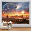 Starry Sky Tapestry Wall Hanging Psychedelic Scene Mandala Witchcraft Tapestry Hippie Bohemian Home Decor Yoga Mat Mattress