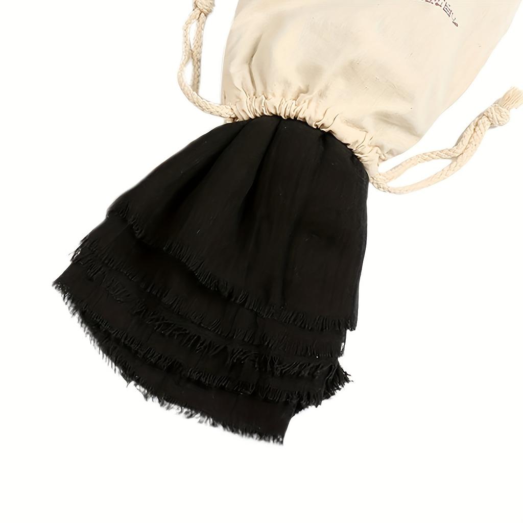 Bohème Style Solid Color Scarf Lightweight Breathable Windproof Beach And Desert Travel Stole Sun Protection Cloak