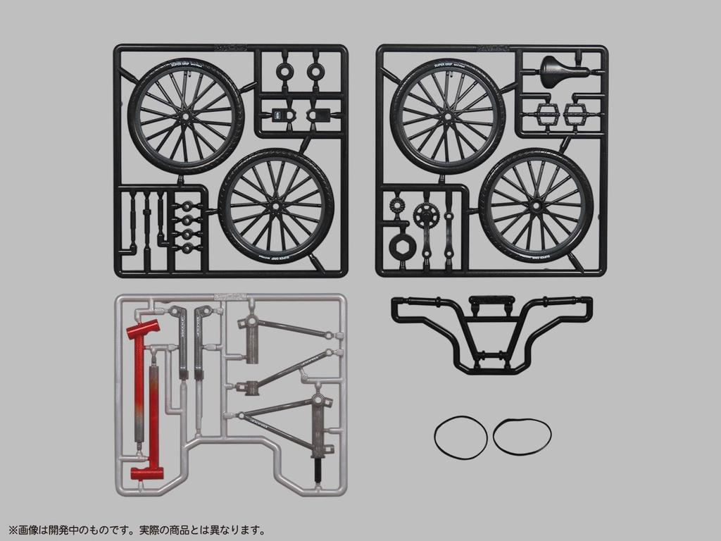 MIC DIG Figure Sports BMX Freestyle Plastic Model Pre-painted