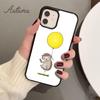 Igel und Ballon Handyhülle für iPhone 17 Air 15 16 16e 11 12 13 14 Pro Max Plus coque Fundas Shell