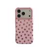 Vintage Strawberry iPhone 14/13 Case, Round Edge Design, Anti-Fall Protection for Apple 17/16/15 Pro Max