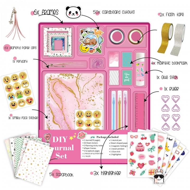 DIY Journal Sticker Set Kids Teens Scrapbook Notebook Gift