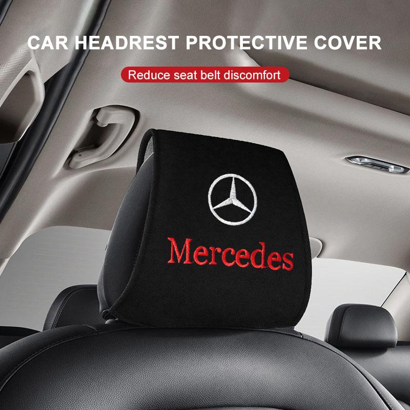 Bilseterygg Nakkestøttepute Oppbevaringspose Støvdeksel For Mercedes-Benz AMG E320 E400 E260 E300 W108 W124 W126 W140 W168 W169 W176
