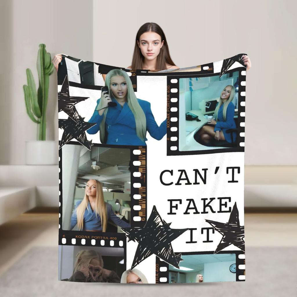 Freya Skye Super Soft Blanket Travel Plush Bedding Throws Funny Living Room Flannel Bedspread Sofa Bed Cover
