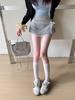 Bowknot Sweet Lace Patchwork High-Waisted A-Line Skirt - Summer Spicy Style Anti-Exposure Hip-Hugging Short Skirt for Women.