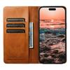 SUTENI For iPhone 17 Pro Case PU Leather Wallet Stand Magnetic Closing Phone Cover