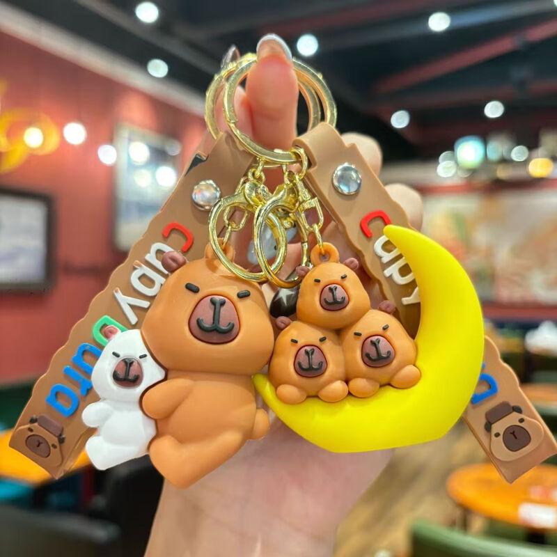 Cute Capybara Keychain & Bag Charm 100-Pack