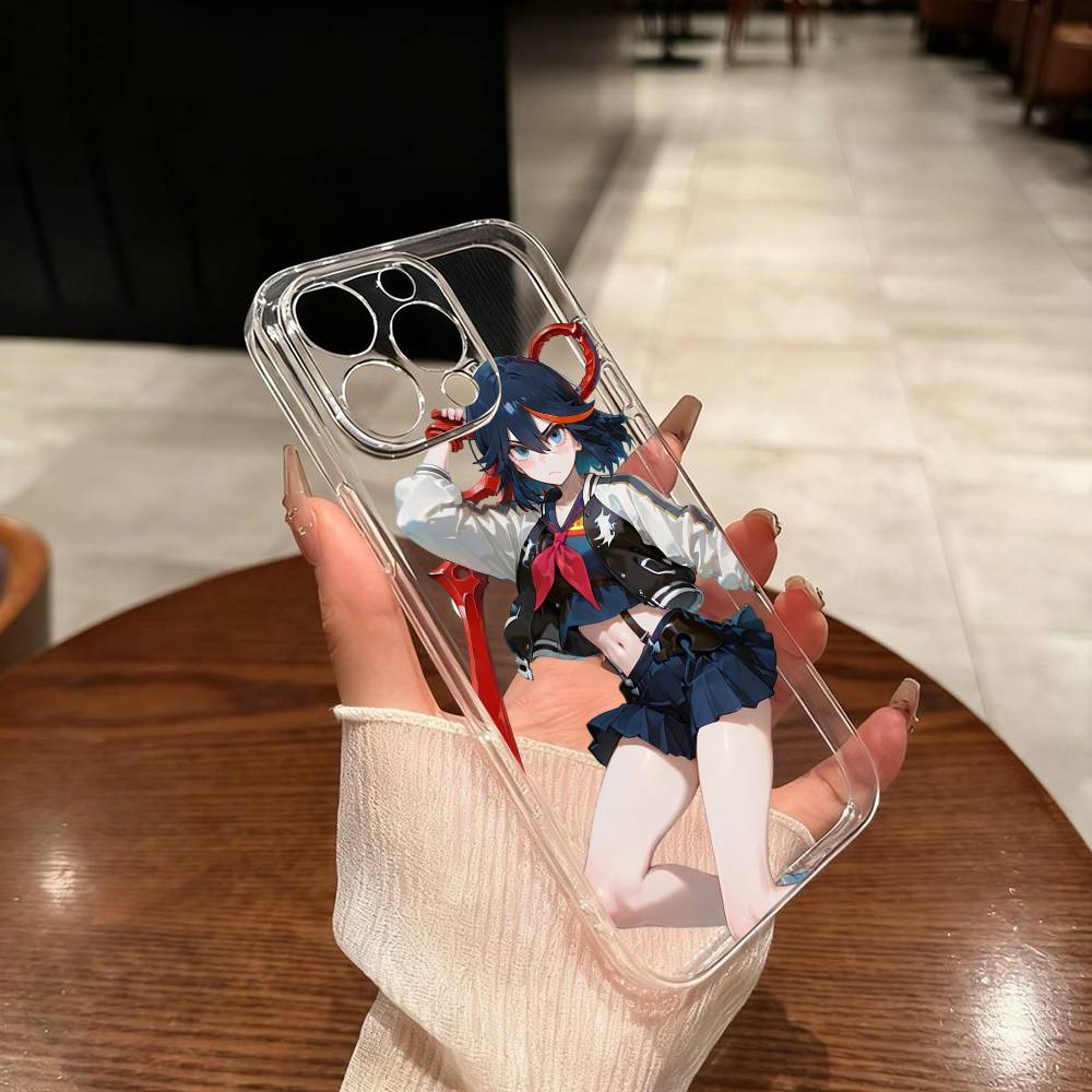 RedEyes Kill-LA Kill R-RyukoS Phone Case For iPhone 17 16 15 14 13 12 11 Mini Pro Max Plus Transparent Cover