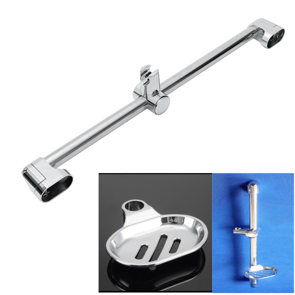 Buy Adjustable Riser Rail Bar 61cm Stainless Steel Set Sliding Bars