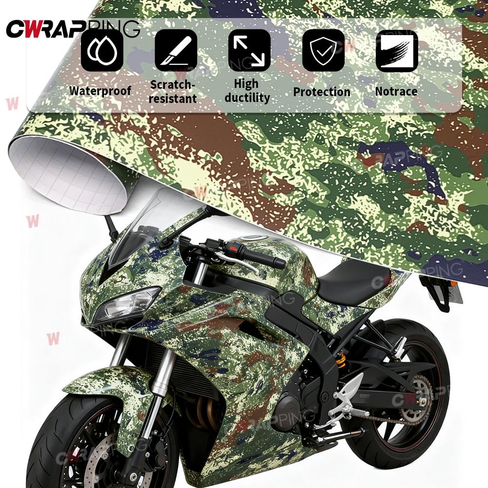 Wrap Vinyl Car Stickers Waterproof Camouflage Printed Self-adhesive Film Car Body Films Tuning Auto Accessories Motorcycles