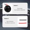 Carleef 6PCS 194 Bulb Socket with Extension Wiring Harness,T10 Socket for 158 161 168 175 W5W 194 Bulb,Universal Tail Light Socket Car Accessories