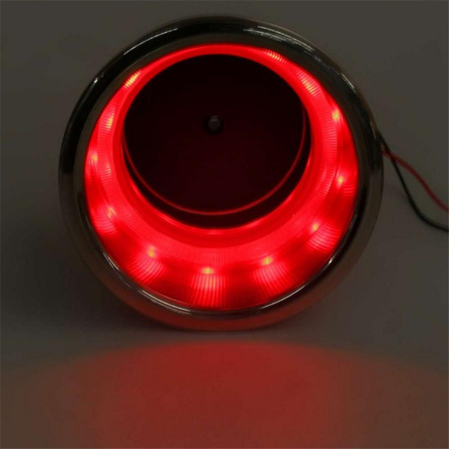 4x Stainless Steel Car Cup Drink Holder 14 LED w/ Remote RGB Lights for Truck RV