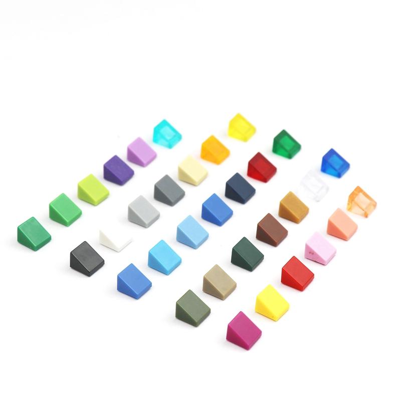 50pcs MOC Slope 30° 1x1 54200 DIY Creative Educational Classic Building Blocks Bricks for City Girl Friend Building Set Series
