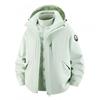 Men Women 3-in-1 Outdoor Waterproof Windproof Jacket With Detachable Down Inner Layer Hiking Camping Winter