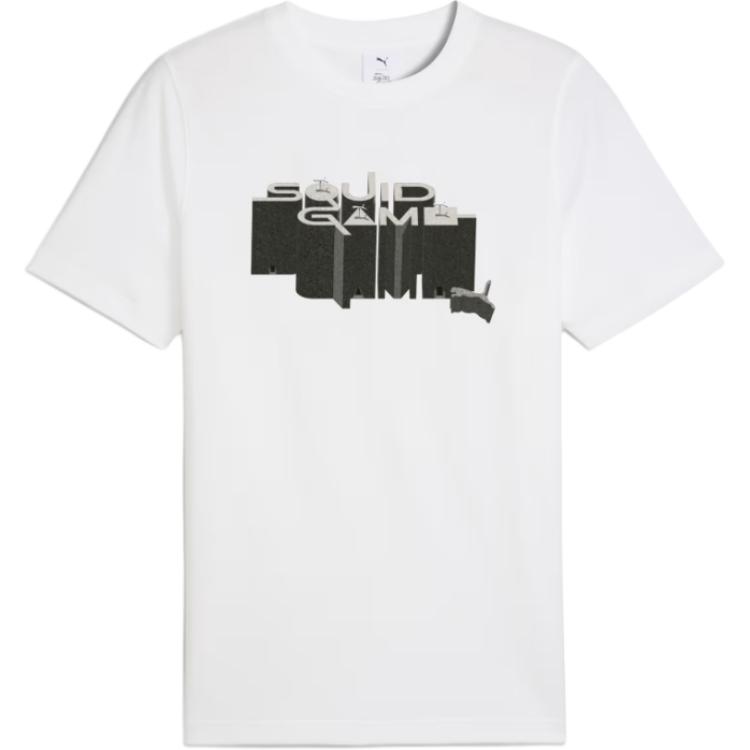 

Puma X Squid Game Collaboration SS25 Round Neck Fashion Simple Short Sleeve T-Shirt Men T-Shirts 630706-02 XS