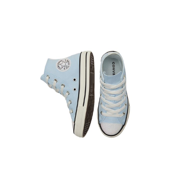 Converse Chuck Taylor All Star High Top Canvas Sneakers Kids Sneakers Sky-Blue 670696C