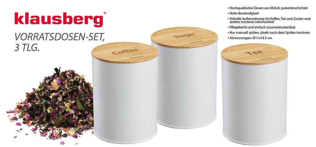 KLAUSBERG KITCHEN CONTAINER SET KB-7491