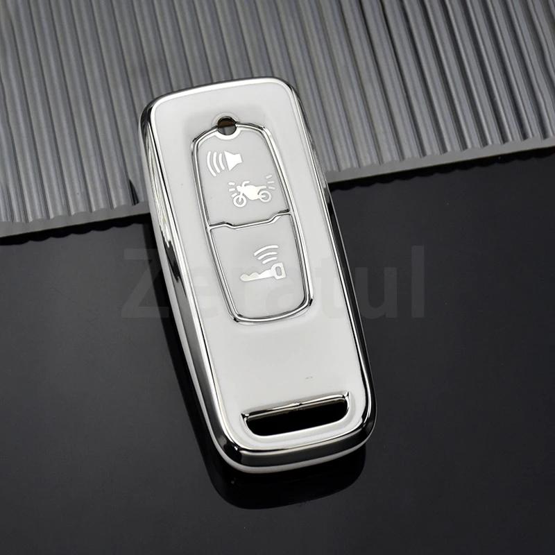 Key Fob Cover Case Fit For Honda Pcx160 Vision Sh350 Pcx 160 3Buttons Housing Remote Motorcycle Smart Key Fob Protector Mount Key Fob Case