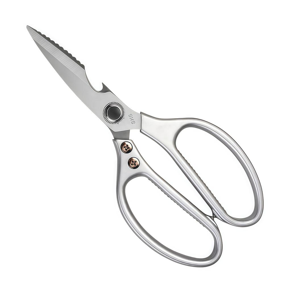 SK5 aluminum alloy handle scissors kitchen household scissors multi-functional stainless steel strong chicken bone barbecue scissors
