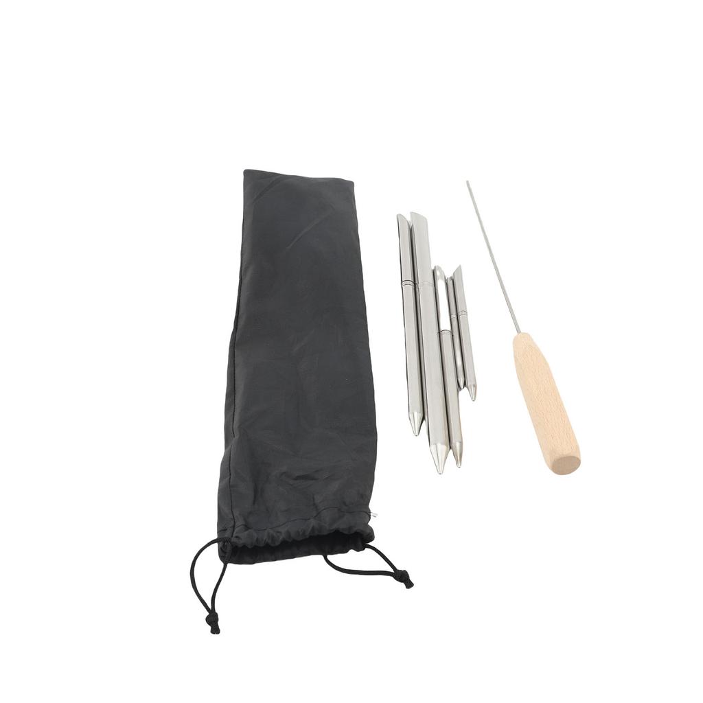 Rope Splicing Tool Kit Rope Splicing FID Kit Stainless Steel Line Braiding Set Tool Include 5 Sizes Fids 1 4in 5 16in 3