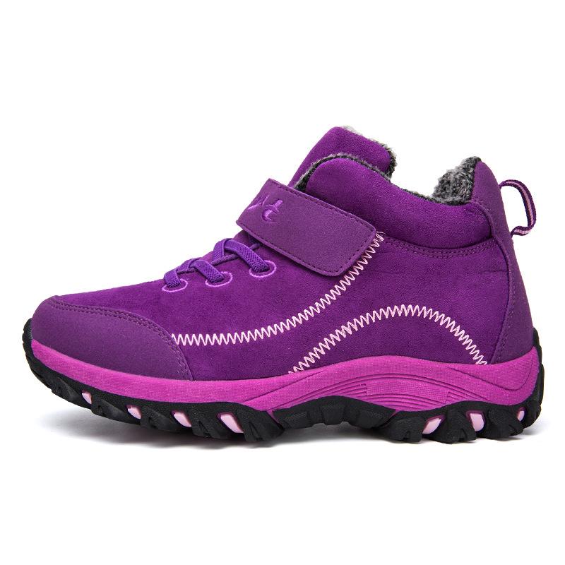 Men s High-Top Winter Cotton Shoes with Thick Velvet, Non-Slip Sole, Large Size Snow Boots 39