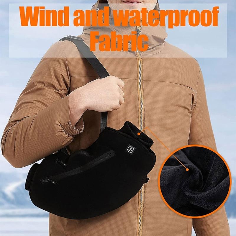 Rechargeable Heated Hand Warmer Pouch Fast Heating Cold Weather Thermal Glove Waist Bag For Travel Office Home