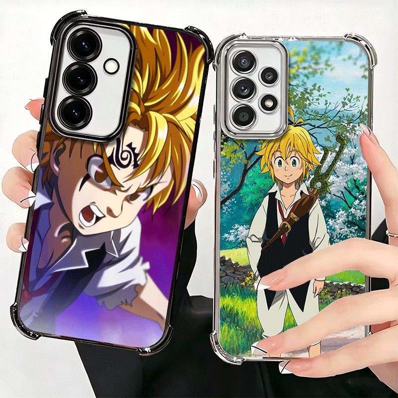 Seven D-Deadlys Sins Meliodas Soft Phone Case For Samsung A17 A27 A07 A37 A57 A16 A56 A15 A55 A14 A54 A13 A53 A26 A36 A25 A35 A2