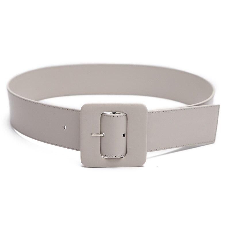 Buy Summer Solid Color PU Leather Belt 