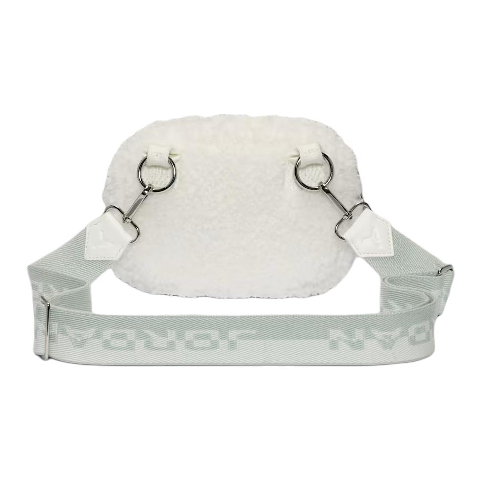 Jordan Gold Metal Jumpman Logo Detachable Headphone Case Camera Bag Polyester Crossbody Bag Regular Women bags White Light-Green WA9166-782