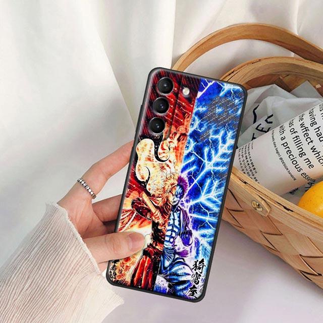 

Чохол для телефону Japan Anime Demon Slayer для Samsung Galaxy S22 S21 S20 Fe 5G S7 S8 S9 S10e Plus Ultra Soft Silicone Cover Funda Capa Samsung S8