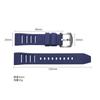 20mm 22mm Silicone Rubber Strap High Quality Curved End Watch Band for Omega for Swatch for Casio Bracelet Waterproof Wristband