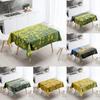 Colorful Small Flower Tablecloth Natural Scenery  Anti-fouling Waterproof Rectangular Kitchen Table Home Decoration