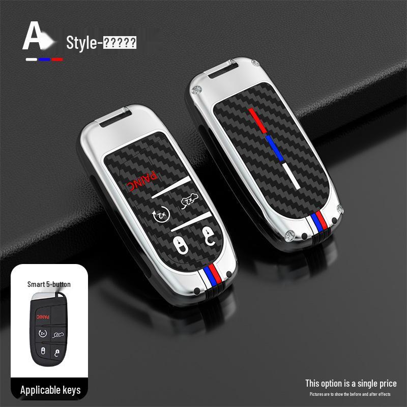 JEEP Jeep Key Case for Compass, Grand Commander, Free Light & Grand Cherokee