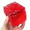 Squishy Ice Skin Maltose Fidget Toy Shiny Square Stress Relief Squeeze Toy Soft Cube Slow Rebound Toy for Friend Festival Gifts