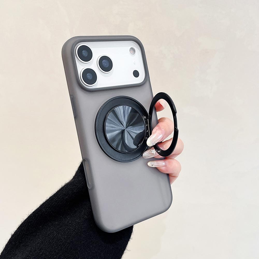Macaron Color Jelly 360 Bracket Stand For Magsafe Phone Case for iPhone 17 16 15 14 13 Pro Max Air Shockproof Silicone Cover