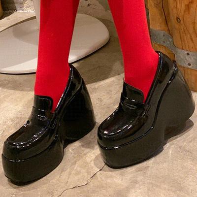 Chunky Platform Wedge Pumps For Women New Spring Summer Goth Punk Lolita Mary Janes Women Shoes Party Comfy Ladie Loafers