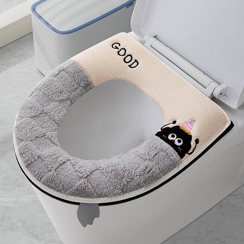 

Toilet seat cover Cartoon toilet cover Universal waterproof toilet sticker Simple toilet sticker