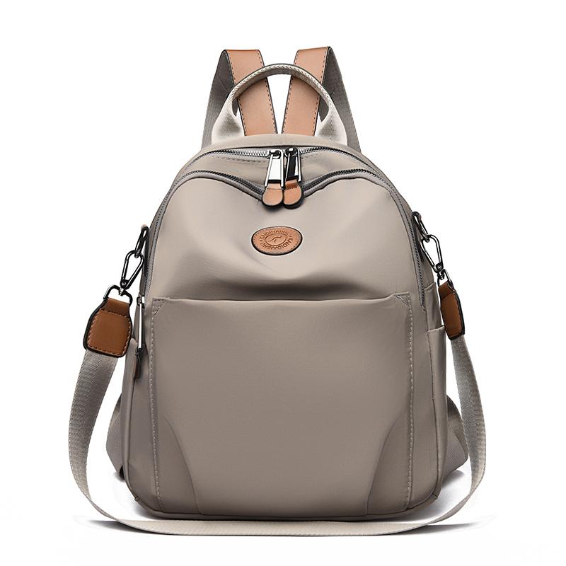 Oxford Backpack Women's Fashionable Casual School Bag Lightweight Travel Rucksack with Adjustable Strap