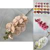 3d French Phalaenopsis Artificial Flowers For Wedding Decor Home Hotel Display