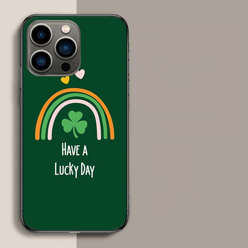 Lucky Affirmations Phone Case For Iphone 17 Air 15 Pro 14 Plus 16 Pro Max 17E 16E 12 13 Mini 11 Cover Cute Fundas