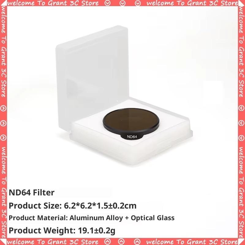 GRT for DJI OSMO Action 6 Filter Kit CPL Polarizer UV 0.25 Black Soft Mirror ND 8/16/32/64 Action6 Action Camera Lens Filter