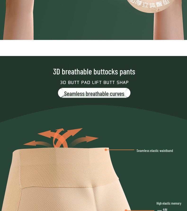 High-Waisted Tummy Control Lifting Panties for Women with Breathable Pad