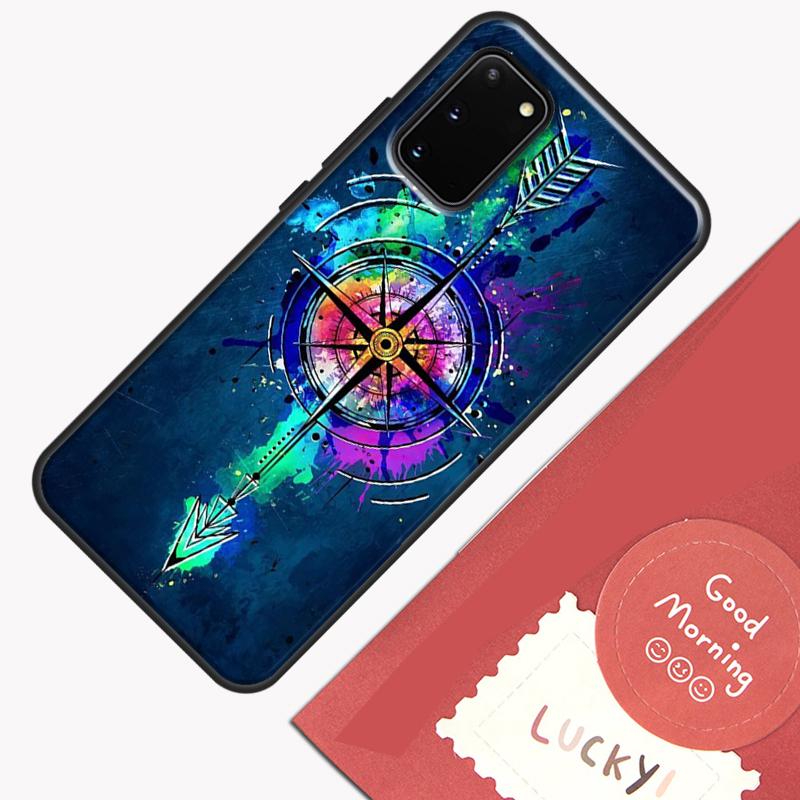 World Map Compass Nautical Phone Case For Samsung Galaxy S26 S25 Ultra S20 S21 S22 S23 S24 S10 Plus S25 FE Cover Shell