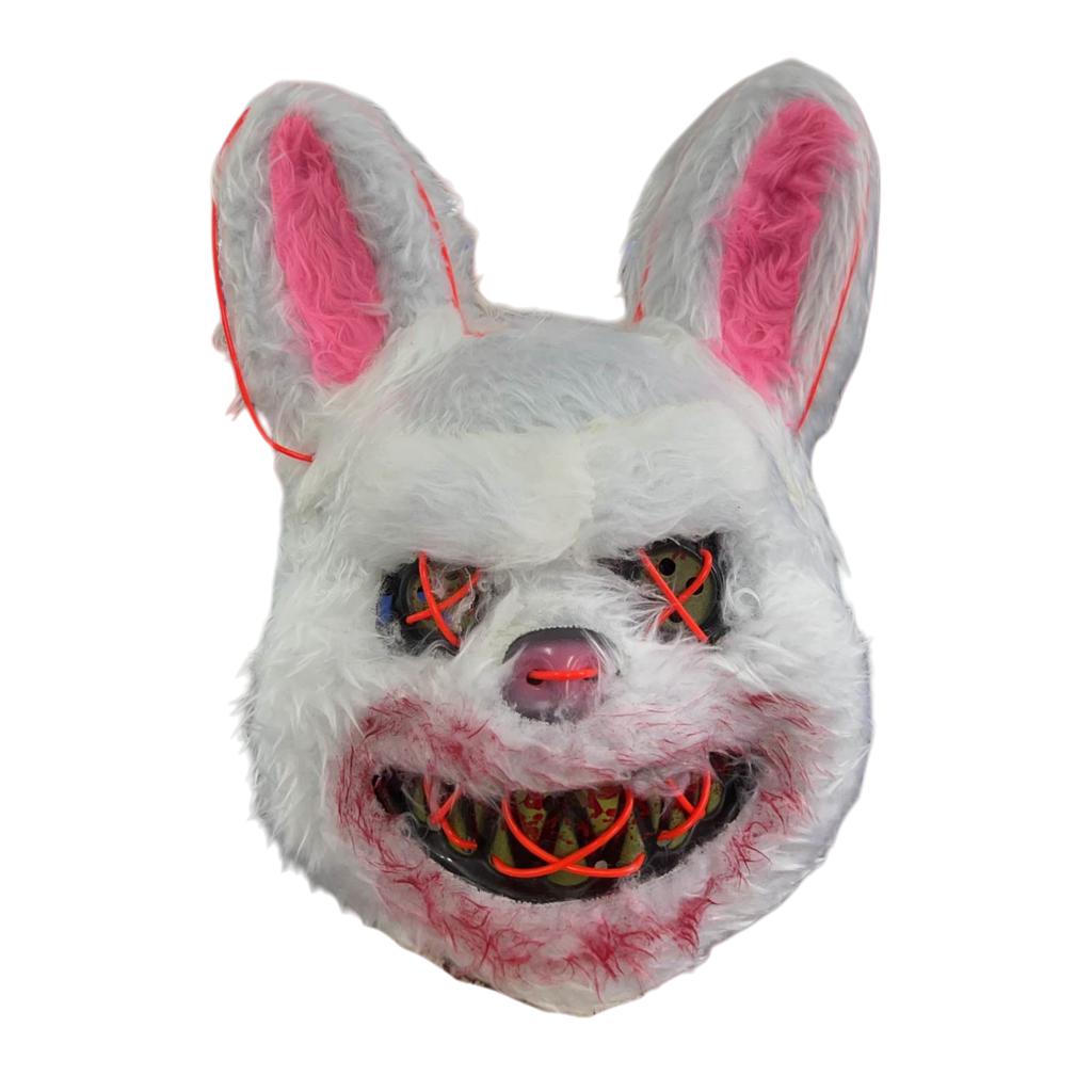 Halloween Luminous Mask Black Bear Brown Bear Cos Props LED Dance Party Scary Mask