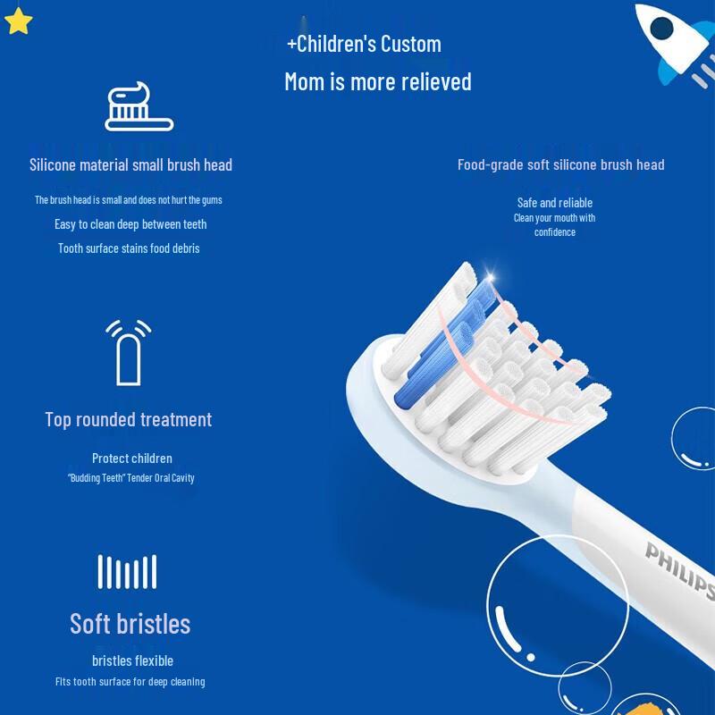 Philips HX2432/01 Kids Sonic Electric Toothbrush CN plug (adapter included)