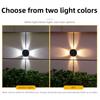 LED Light Outdoor Wall Light Waterproof Garden Fence Light Ambient Wall Solar Wall Lamp  Balcony